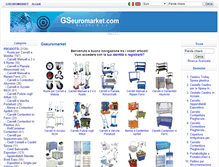 Tablet Screenshot of gseuromarket.it